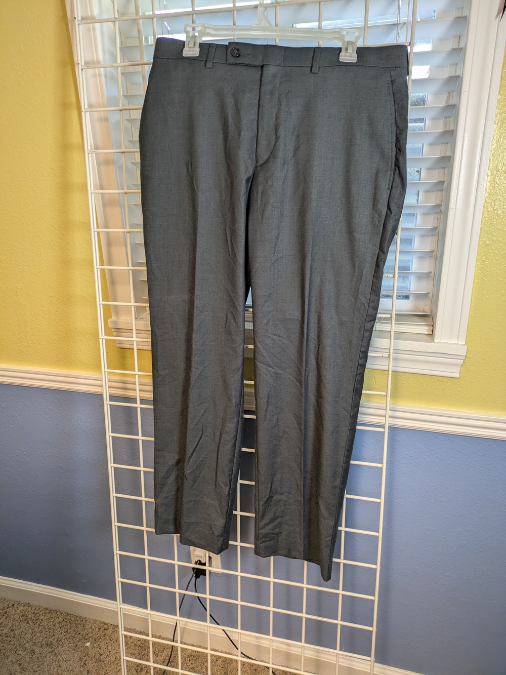 Calvin Klein Charcoal Dress Pants - Slim Classic Cut